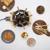 Set de fondue Princess 01.173025.01.001 Pure negro