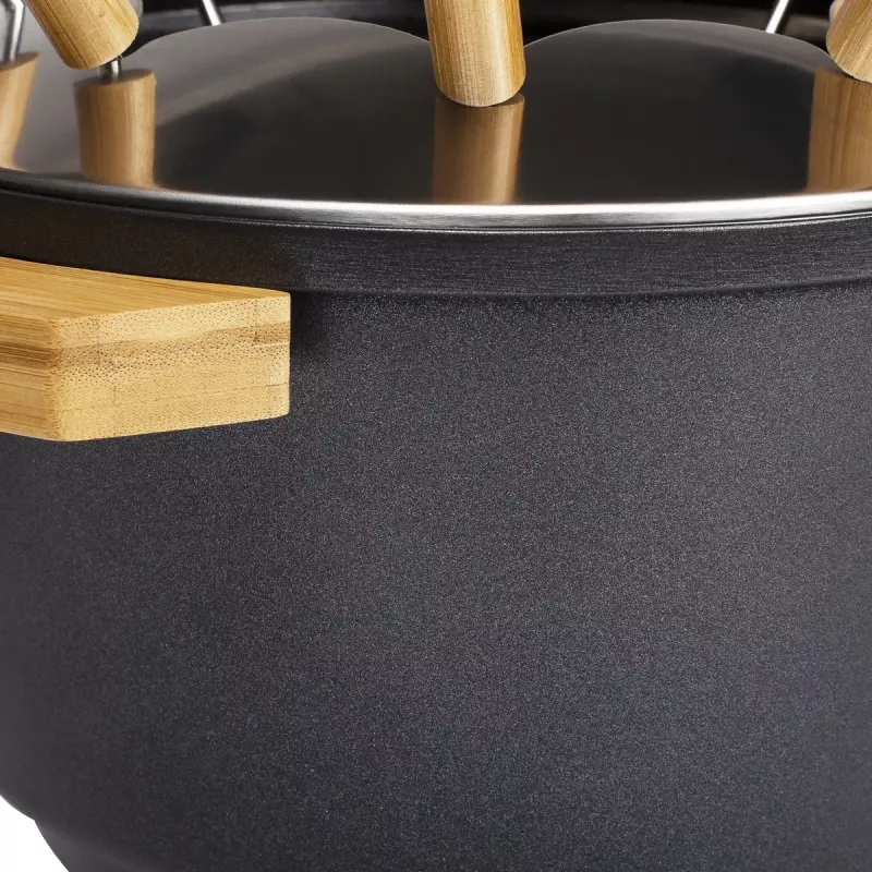 Set de fondue Princess 01.173025.01.001 Pure negro