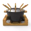 Set de fondue Princess 01.173025.01.001 Pure negro