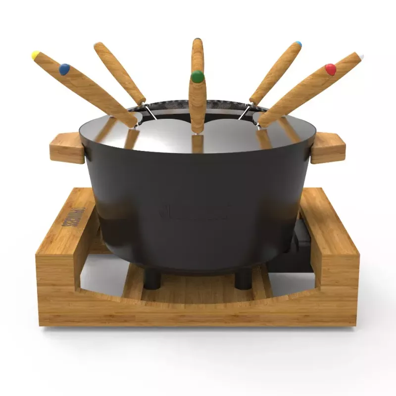 Set de fondue Princess 01.173025.01.001 Pure negro