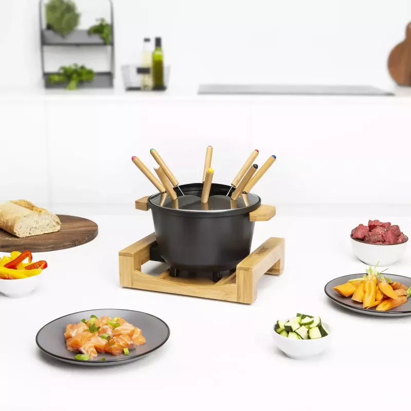 Set de fondue Princess 01.173025.01.001 Pure negro