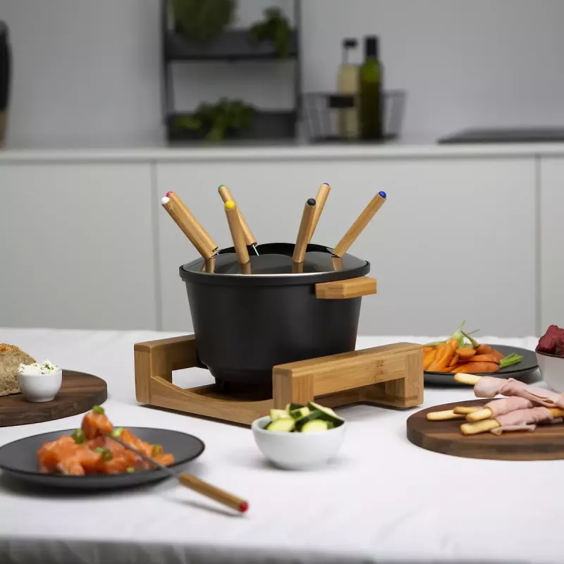 Set de fondue Princess 01.173025.01.001 Pure negro
