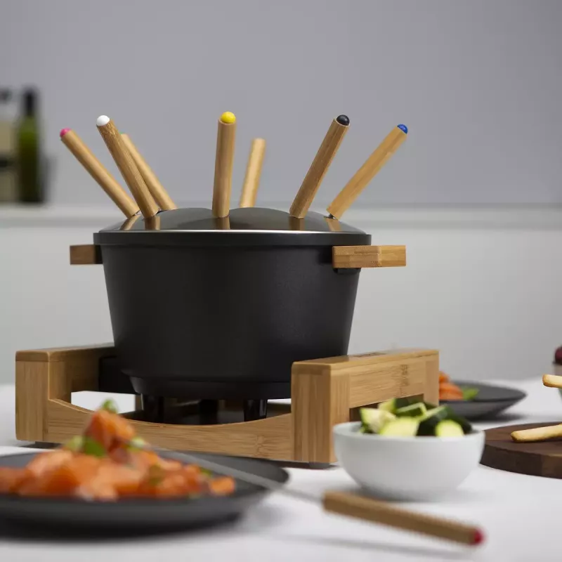 Set de fondue Princess 01.173025.01.001 Pure negro