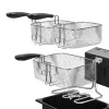Freidora Princess 01.185000.01.001 5 L 3270 W negra acero inoxidable