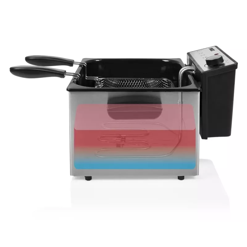 Freidora Princess 01.185000.01.001 5 L 3270 W negra acero inoxidable