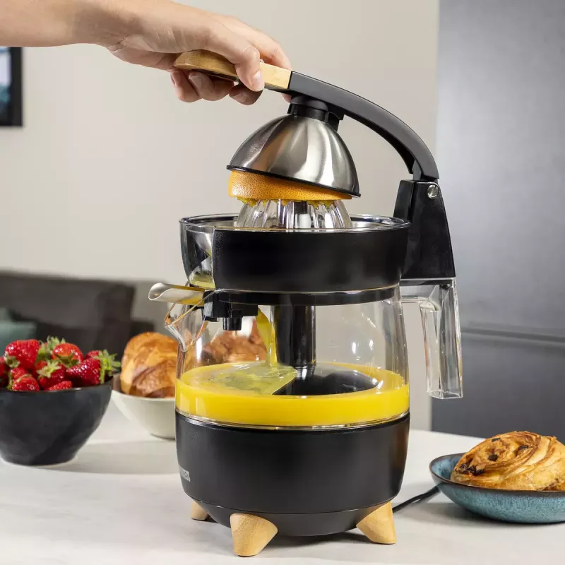 Exprimidor de cítricos Princess 201862 negro transparente 1L 300W