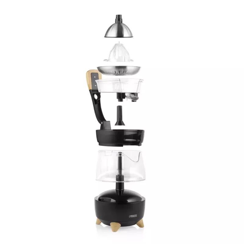 Exprimidor de cítricos Princess 201862 negro transparente 1L 300W