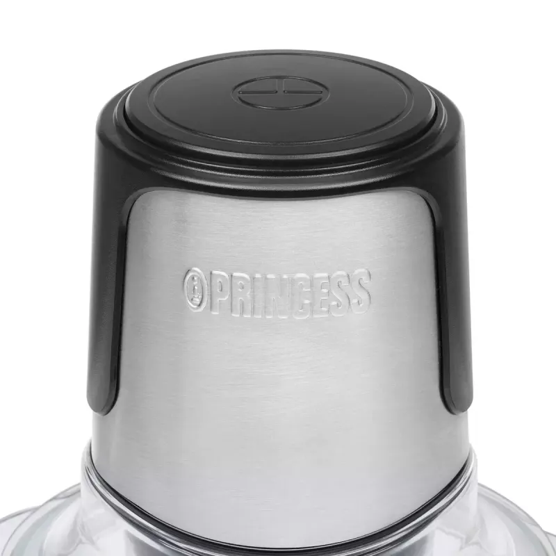 Picadora Princess 01.221051.01.001 300W 1L negra acero inoxidable