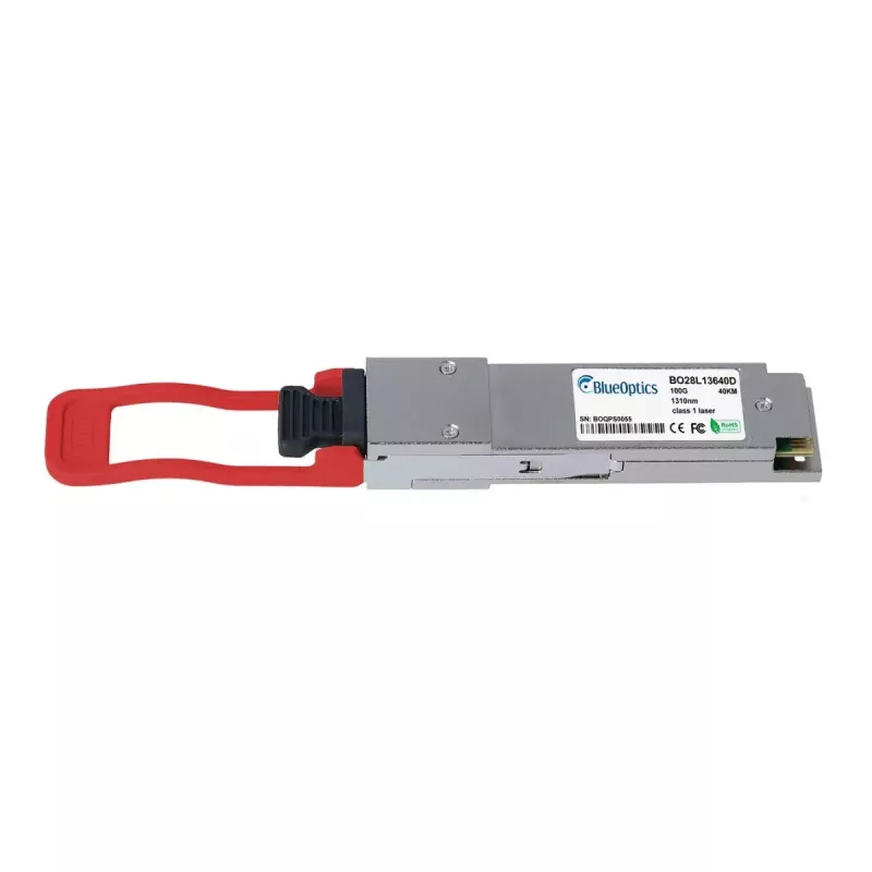 Módulo transceptor de fibra óptica BlueOptics 02312QTL-BO QSFP28 100000 Mbit/s