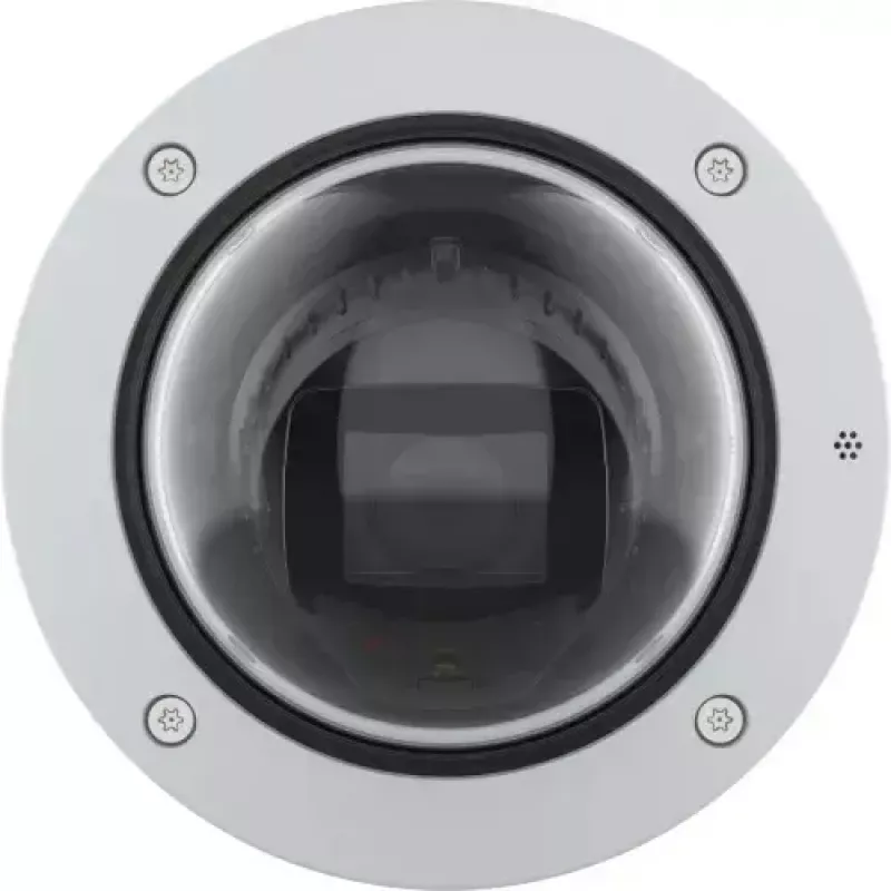 Cámara de seguridad IP tipo domo AXIS P3287-LV — 2592×1944, CMOS 1/2.8 inch, 3–8,5 mm varifocal, rotación 190°, interior/exterior, montaje en techo/pared