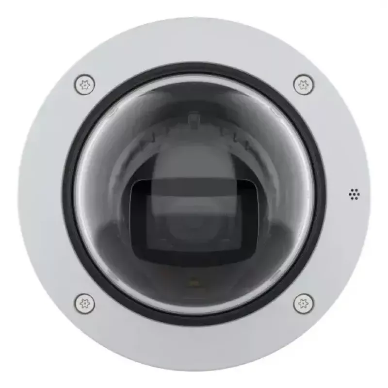 Cámara de seguridad IP tipo domo AXIS P3288-LV — 3840×2160, CMOS 1/1,8 inch, 4,4–14,6 mm, montaje en techo, interior/exterior