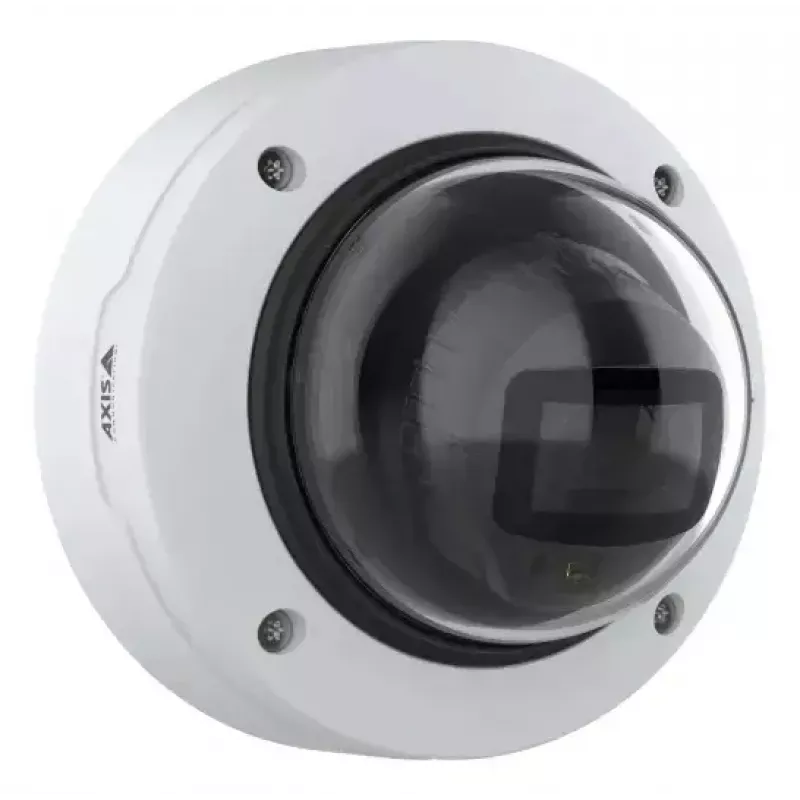 Cámara de seguridad IP tipo domo AXIS P3288-LV — 3840×2160, CMOS 1/1,8 inch, 4,4–14,6 mm, montaje en techo, interior/exterior