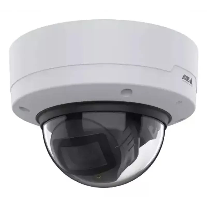 Cámara de seguridad IP tipo domo AXIS P3288-LV — 3840×2160, CMOS 1/1,8 inch, 4,4–14,6 mm, montaje en techo, interior/exterior