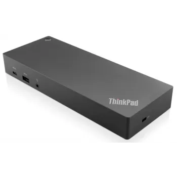 Estación de acoplamiento para portátil Lenovo 03X7469 con cable USB 3.2 Gen 2 (3.1 Gen 2) Type-C negro