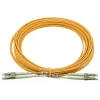 BlueOptics 050502K512000020M-BO Cable de conexión de fibra óptica dúplex, LC/UPC a LC/UPC, OM3 50/125 µm, 20 m, beige