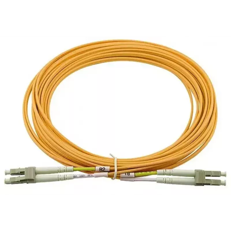 BlueOptics 050502K512000020M-BO Cable de conexión de fibra óptica dúplex, LC/UPC a LC/UPC, OM3 50/125 µm, 20 m, beige