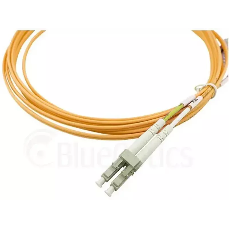 BlueOptics 050502K512000020M-BO Cable de conexión de fibra óptica dúplex, LC/UPC a LC/UPC, OM3 50/125 µm, 20 m, beige