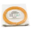 BlueOptics 050502K512000020M-BO Cable de conexión de fibra óptica dúplex, LC/UPC a LC/UPC, OM3 50/125 µm, 20 m, beige