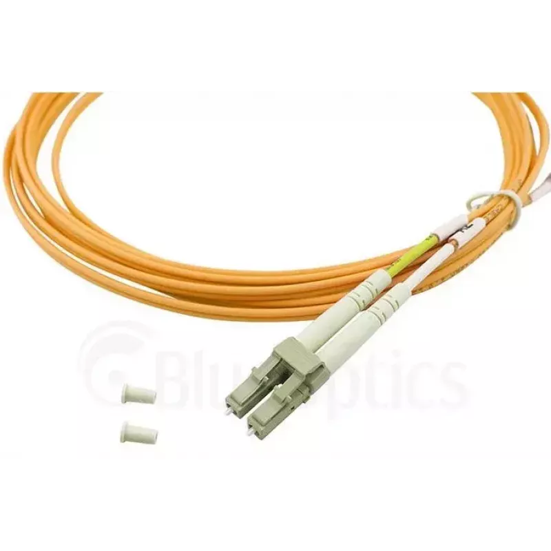 BlueOptics 050502K512000050M-BO Cable de conexión de fibra óptica dúplex, LC/UPC a LC/UPC, OM3 50/125 µm, 50 m, beige