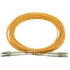 BlueOptics 050502K512000050M-BO Cable de conexión de fibra óptica dúplex, LC/UPC a LC/UPC, OM3 50/125 µm, 50 m, beige