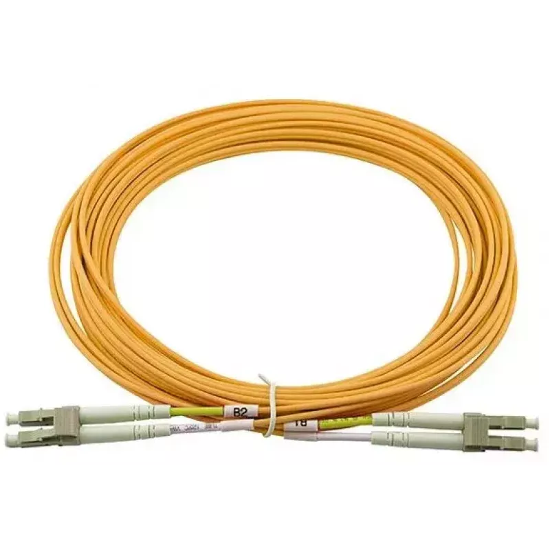 BlueOptics 050502K512000050M-BO Cable de conexión de fibra óptica dúplex, LC/UPC a LC/UPC, OM3 50/125 µm, 50 m, beige