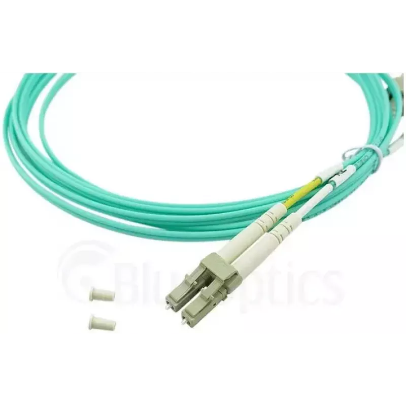 BlueOptics 050502T512000015M-BO Cable de conexión de fibra óptica dúplex, LC/UPC a LC/UPC, OM3 50/125 µm, 15 m, beige
