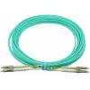 BlueOptics 050502T512000015M-BO Cable de conexión de fibra óptica dúplex, LC/UPC a LC/UPC, OM3 50/125 µm, 15 m, beige