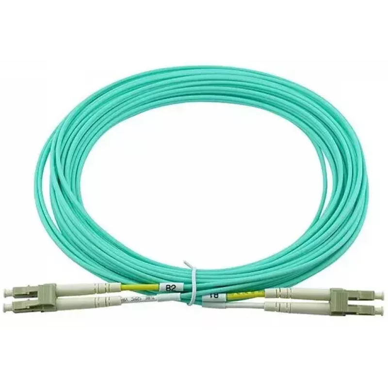 BlueOptics 050502T512000015M-BO Cable de conexión de fibra óptica dúplex, LC/UPC a LC/UPC, OM3 50/125 µm, 15 m, beige