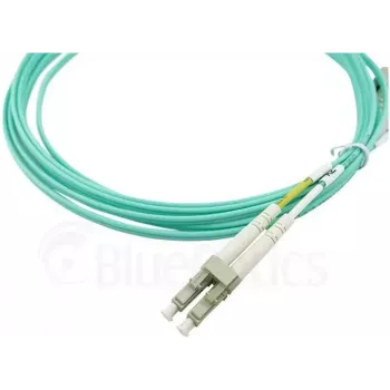 BlueOptics 050502T512000015M-BO Cable de conexión de fibra óptica dúplex, LC/UPC a LC/UPC, OM3 50/125 µm, 15 m, beige