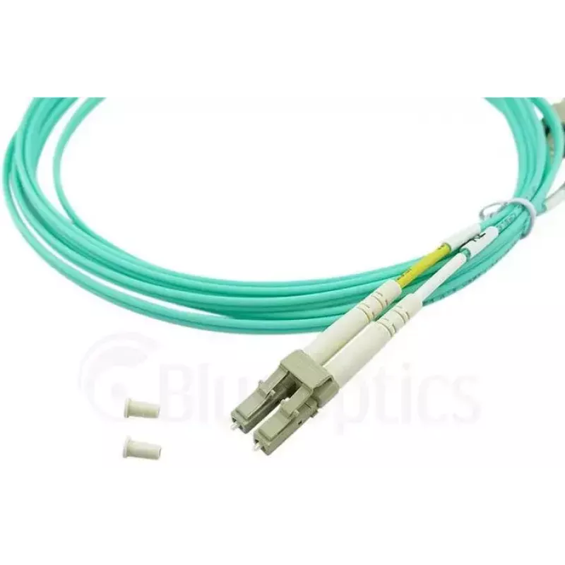 BlueOptics 050502T512000020M-BO Cable de conexión de fibra óptica dúplex, LC/UPC a LC/UPC, OM3 50/125 µm, 20 m, beige