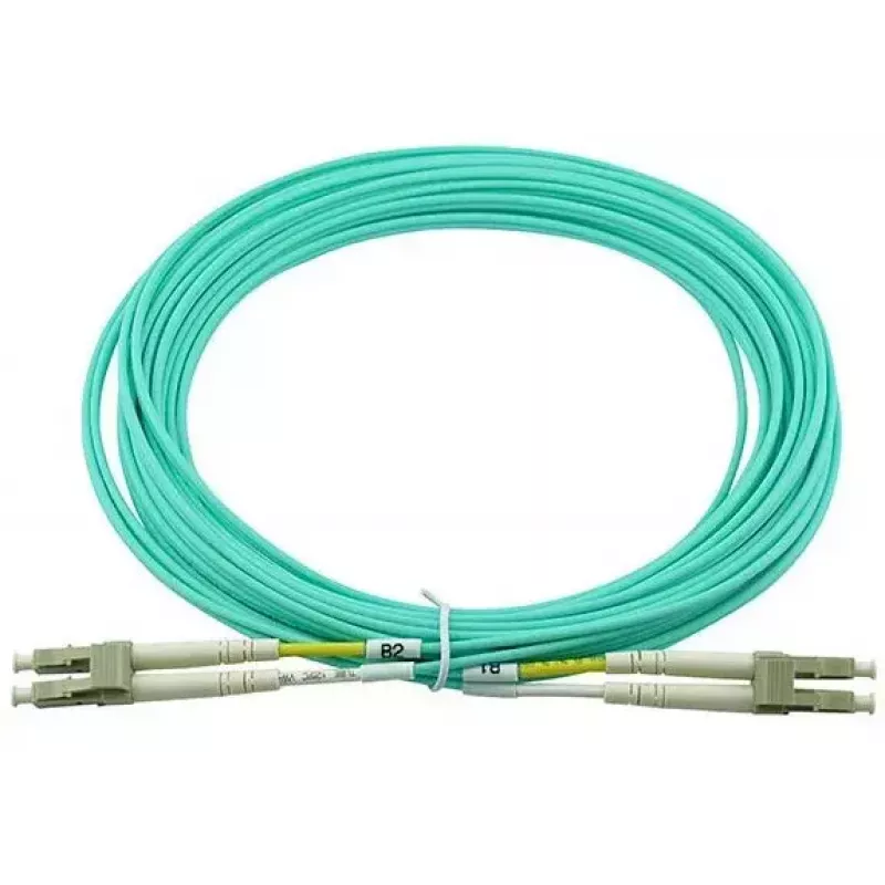 BlueOptics 050502T512000020M-BO Cable de conexión de fibra óptica dúplex, LC/UPC a LC/UPC, OM3 50/125 µm, 20 m, beige