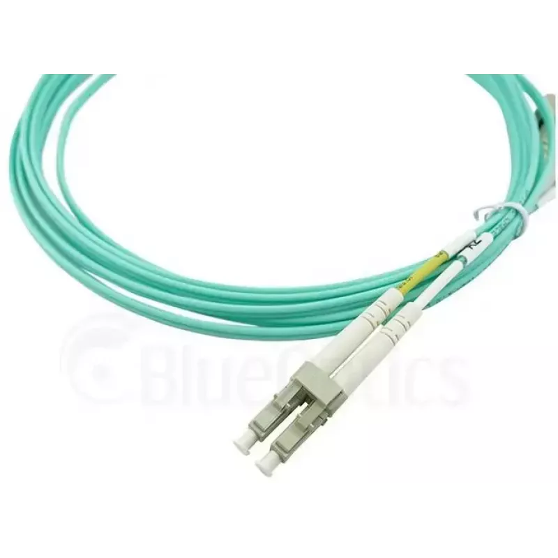 BlueOptics 050502T512000030M-BO Cable de conexión de fibra óptica dúplex, LC/UPC a LC/UPC, OM3 50/125 µm, 30 m, beige