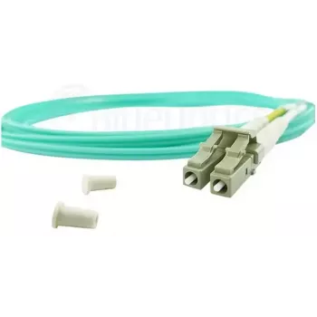 BlueOptics 050502T512000030M-BO Cable de conexión de fibra óptica dúplex, LC/UPC a LC/UPC, OM3 50/125 µm, 30 m, beige
