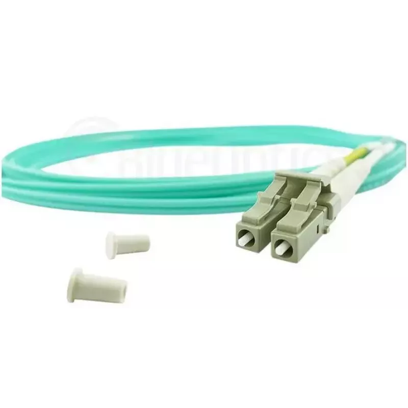 BlueOptics 050502T512000050M-BO Cable de conexión de fibra óptica dúplex, LC/UPC a LC/UPC, OM3 50/125 µm, 50 m, beige