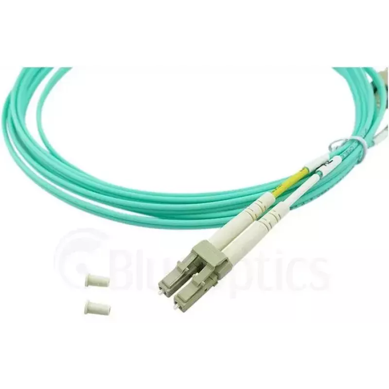 BlueOptics 050502T512000050M-BO Cable de conexión de fibra óptica dúplex, LC/UPC a LC/UPC, OM3 50/125 µm, 50 m, beige