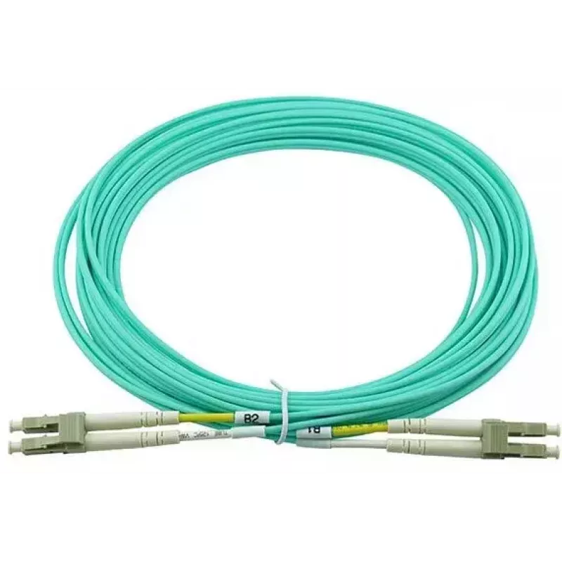 BlueOptics 050502T512000050M-BO Cable de conexión de fibra óptica dúplex, LC/UPC a LC/UPC, OM3 50/125 µm, 50 m, beige