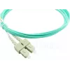 BlueOptics 055702K512000015M-BO Cable de conexión de fibra óptica dúplex, LC/UPC a SC/UPC, OM3 50/125 µm, 15 m, beige