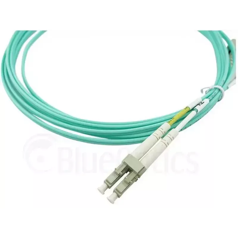 BlueOptics 055702K512000015M-BO Cable de conexión de fibra óptica dúplex, LC/UPC a SC/UPC, OM3 50/125 µm, 15 m, beige