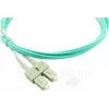 BlueOptics 055702K512000015M-BO Cable de conexión de fibra óptica dúplex, LC/UPC a SC/UPC, OM3 50/125 µm, 15 m, beige