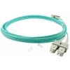 BlueOptics 055702K512000015M-BO Cable de conexión de fibra óptica dúplex, LC/UPC a SC/UPC, OM3 50/125 µm, 15 m, beige