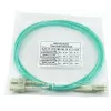 BlueOptics 055702K512000015M-BO Cable de conexión de fibra óptica dúplex, LC/UPC a SC/UPC, OM3 50/125 µm, 15 m, beige