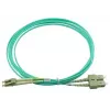 BlueOptics 055702K512000015M-BO Cable de conexión de fibra óptica dúplex, LC/UPC a SC/UPC, OM3 50/125 µm, 15 m, beige