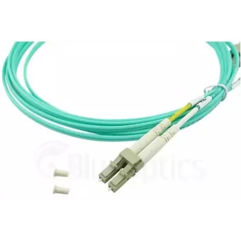 BlueOptics 055702K512000015M-BO Cable de conexión de fibra óptica dúplex, LC/UPC a SC/UPC, OM3 50/125 µm, 15 m, beige