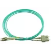 BlueOptics 055702K512000020M-BO Cable de conexión de fibra óptica dúplex, LC/UPC a SC/UPC, OM3 50/125 µm, 20 m, beige