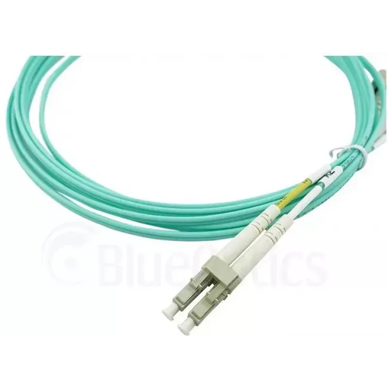 BlueOptics 055702K512000020M-BO Cable de conexión de fibra óptica dúplex, LC/UPC a SC/UPC, OM3 50/125 µm, 20 m, beige