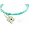 BlueOptics 055702K512000020M-BO Cable de conexión de fibra óptica dúplex, LC/UPC a SC/UPC, OM3 50/125 µm, 20 m, beige