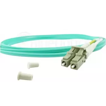 BlueOptics 055702K512000020M-BO Cable de conexión de fibra óptica dúplex, LC/UPC a SC/UPC, OM3 50/125 µm, 20 m, beige