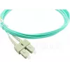 BlueOptics 055702K512000030M-BO Cable de conexión de fibra óptica dúplex, LC/UPC a SC/UPC, OM3 50/125 µm, 30 m, beige