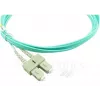BlueOptics 055702K512000030M-BO Cable de conexión de fibra óptica dúplex, LC/UPC a SC/UPC, OM3 50/125 µm, 30 m, beige