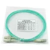 BlueOptics 055702K512000030M-BO Cable de conexión de fibra óptica dúplex, LC/UPC a SC/UPC, OM3 50/125 µm, 30 m, beige